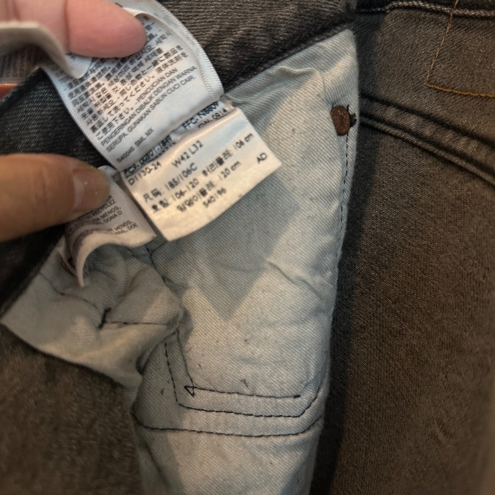 Used button Levi’s jeans
